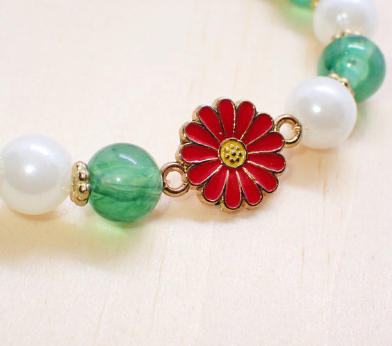 Beaded flower Bracelet