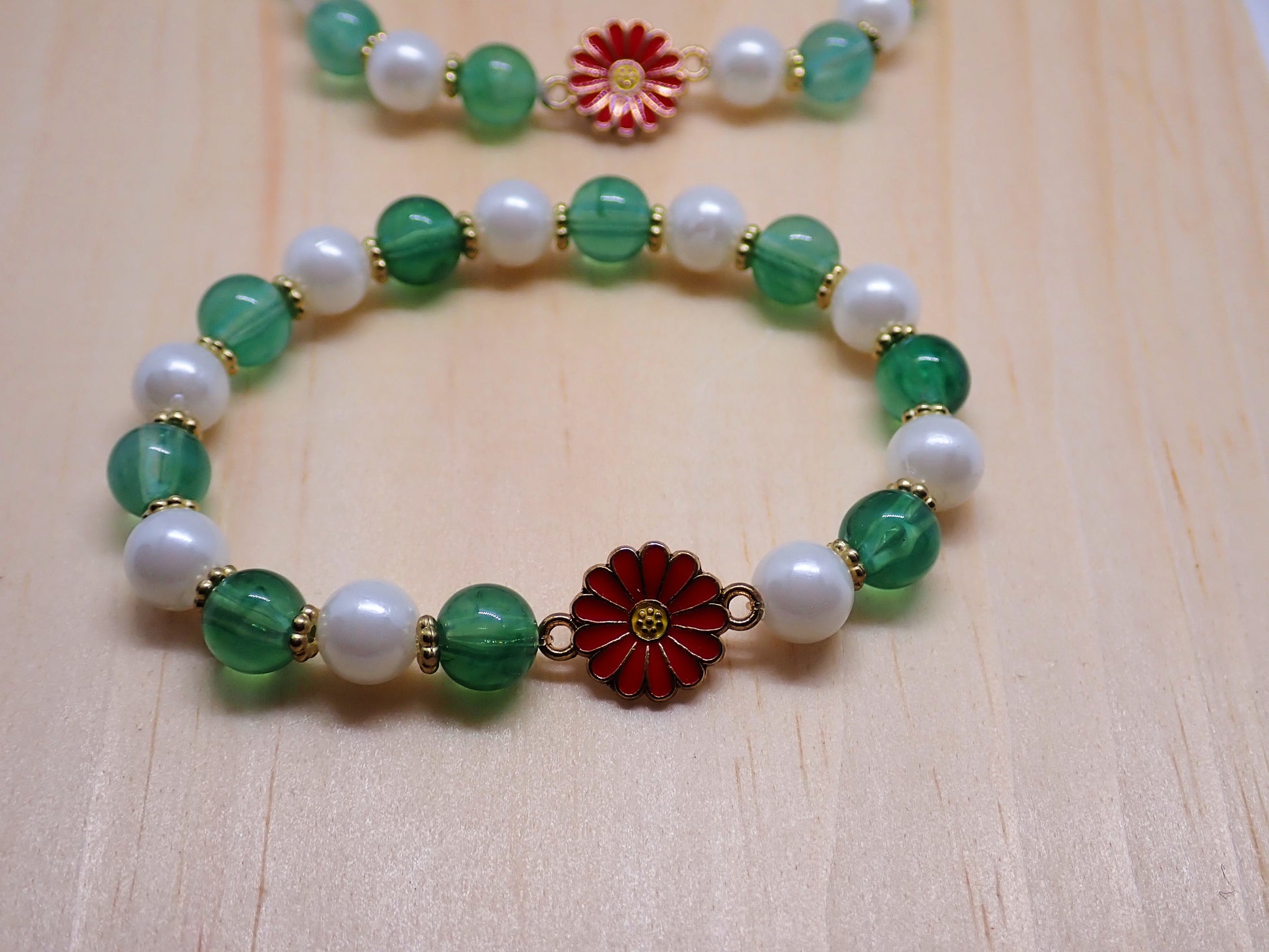 Beaded flower Bracelet