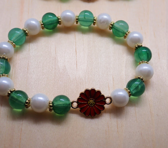 Beaded flower Bracelet