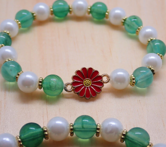 Beaded flower Bracelet