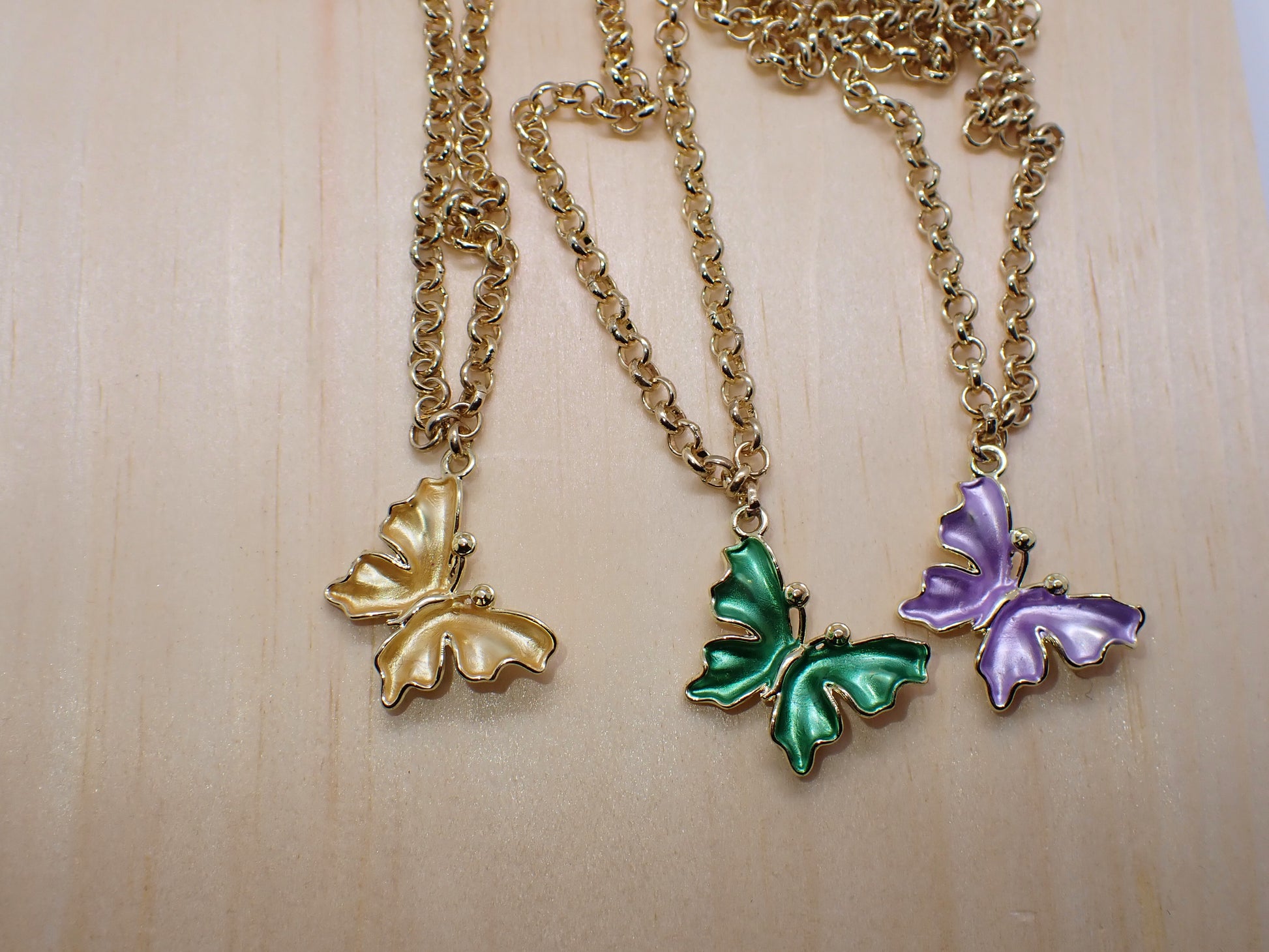 Butterfly Charm Choker Necklace