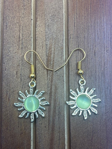 Opal Sun Earrings