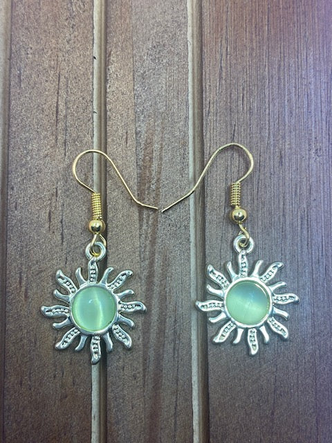 Opal Sun Earrings