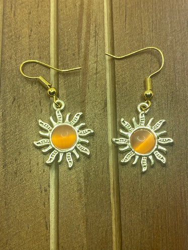 Opal Sun Earrings