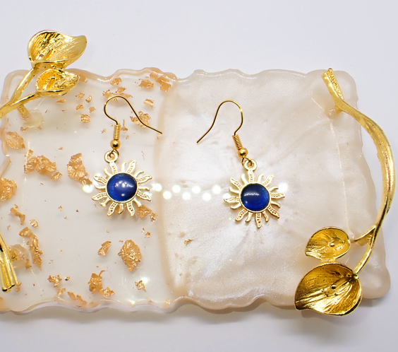 Opal Sun Earrings