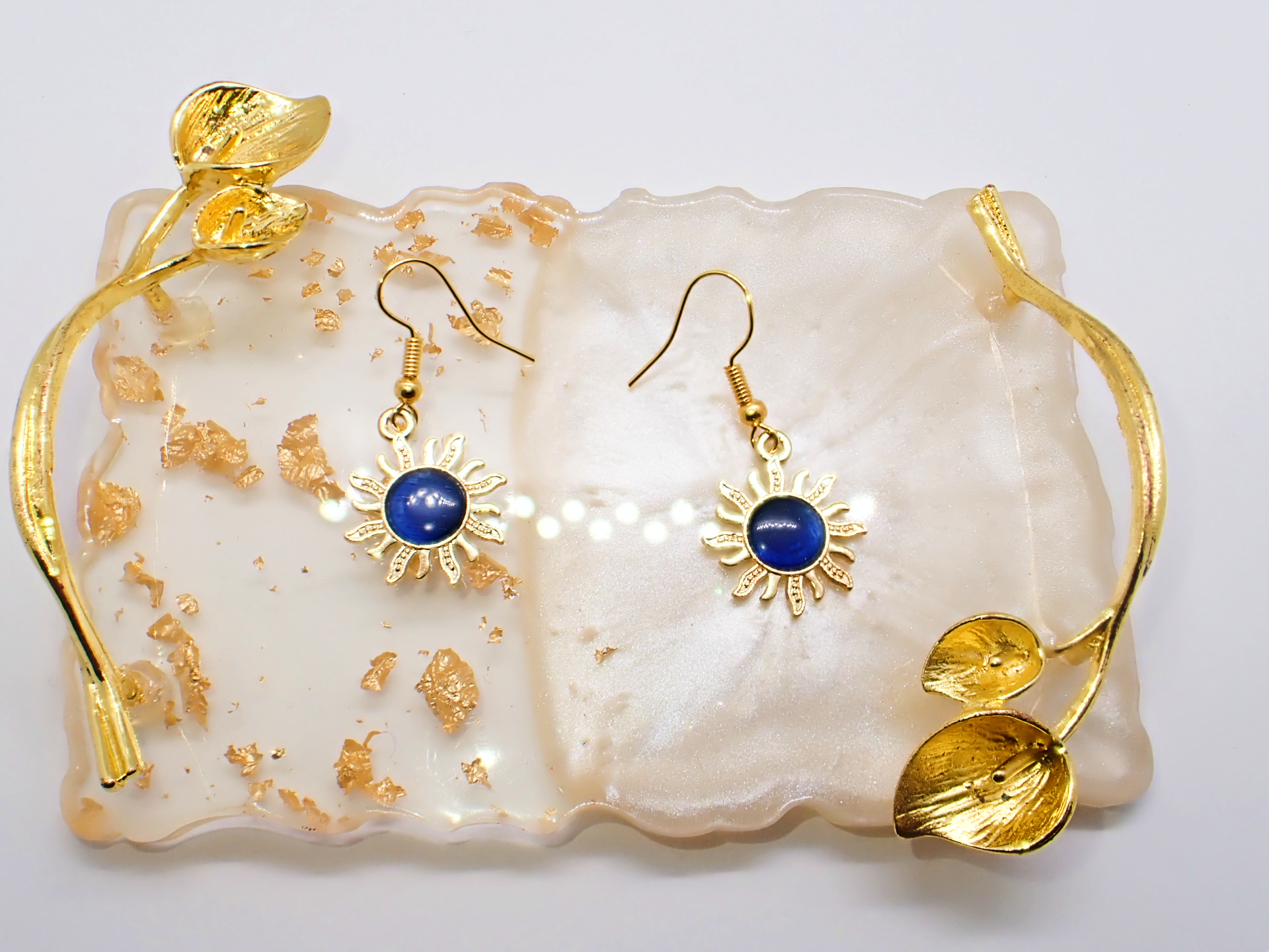 Opal Sun Earrings