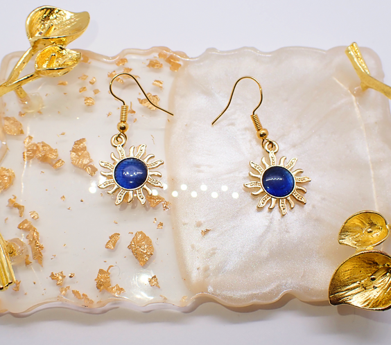 Opal Sun Earrings