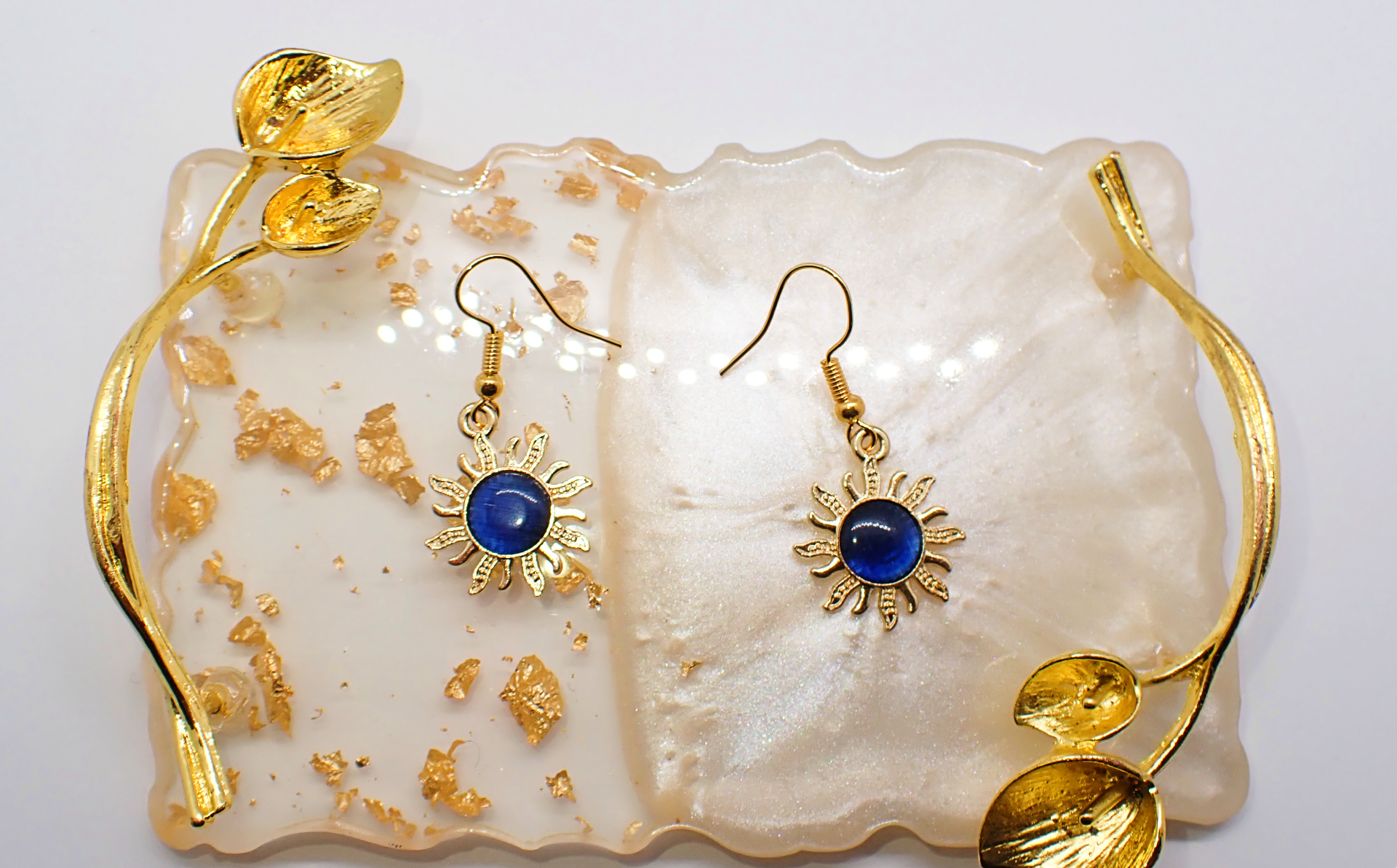 Opal Sun Earrings