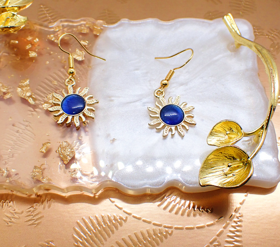 Opal Sun Earrings