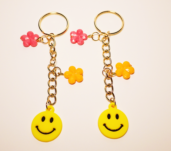Smiley Cheerful Decorative keychain