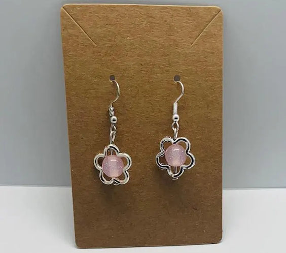 Glitter Statement Necklace & Earrings Set