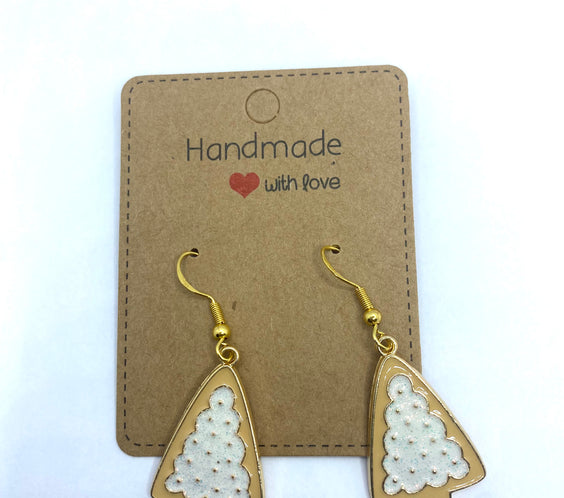 Gingerbread Tree Earrings