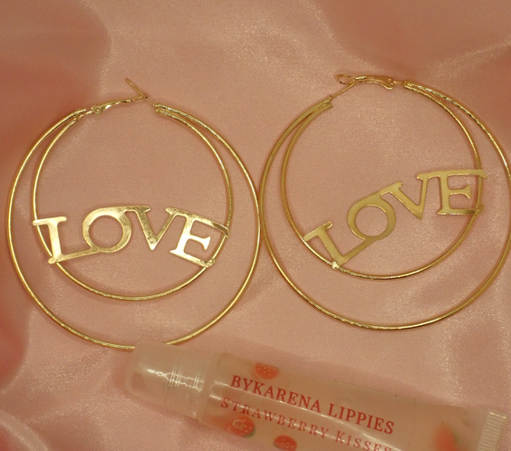 Love Hoop Earrings