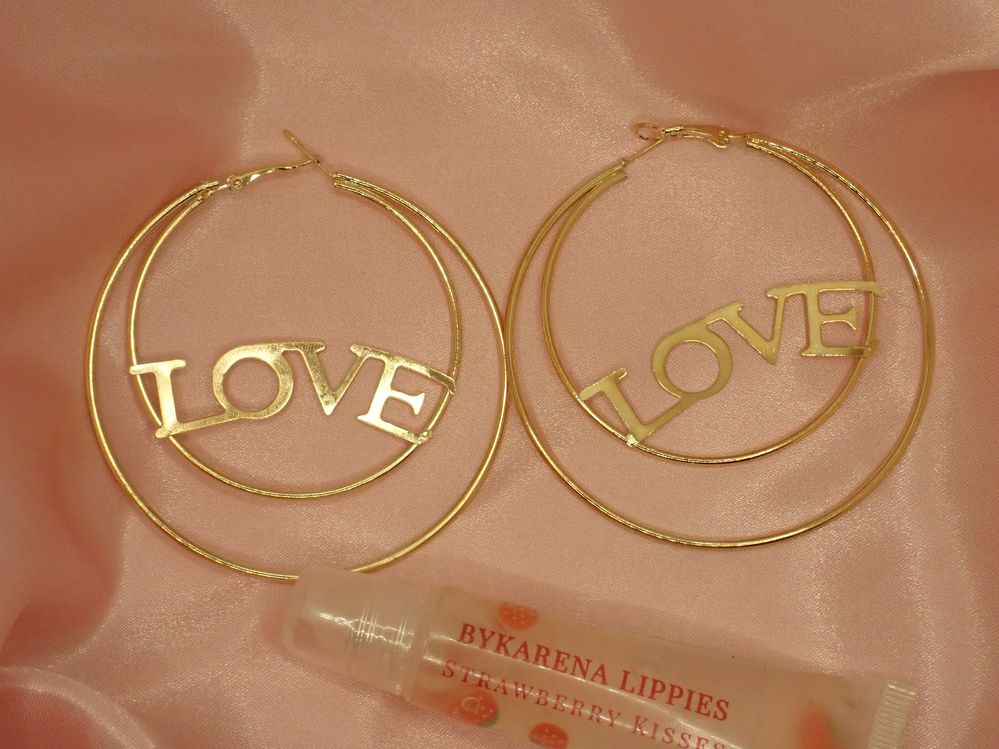 Love Hoop Earrings