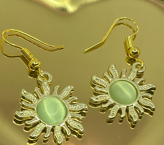 Opal Sun Earrings